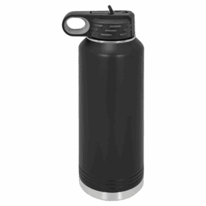 Black | Polar Camel 40oz. | Insulated Water Bottle with closable sip-top lid