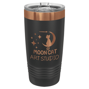 Black/Rose | Polar Camel 20oz. | Gold/Copper Ringneck Tumbler w/slider Lid