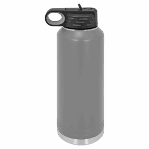 Dark Gray | Polar Camel 40oz. | Insulated Water Bottle with closable sip-top lid