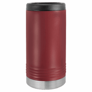 Maroon | Polar Camel | Slim Beverage holder with vacuum insulation