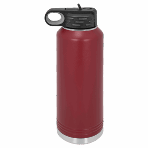 Maroon | Polar Camel 40oz. | Insulated Water Bottle with closable sip-top lid