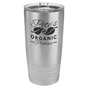 Stainless Steel | Polar Camel 20oz. | Classic Full Stainless Steel Tumbler w/slider Lid