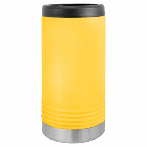 Yellow | Polar Camel | Slim Beverage holder with vacuum insulation