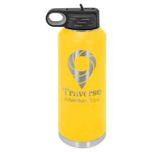 Yellow | Polar Camel 40oz. | Insulated Water Bottle with closable sip-top lid